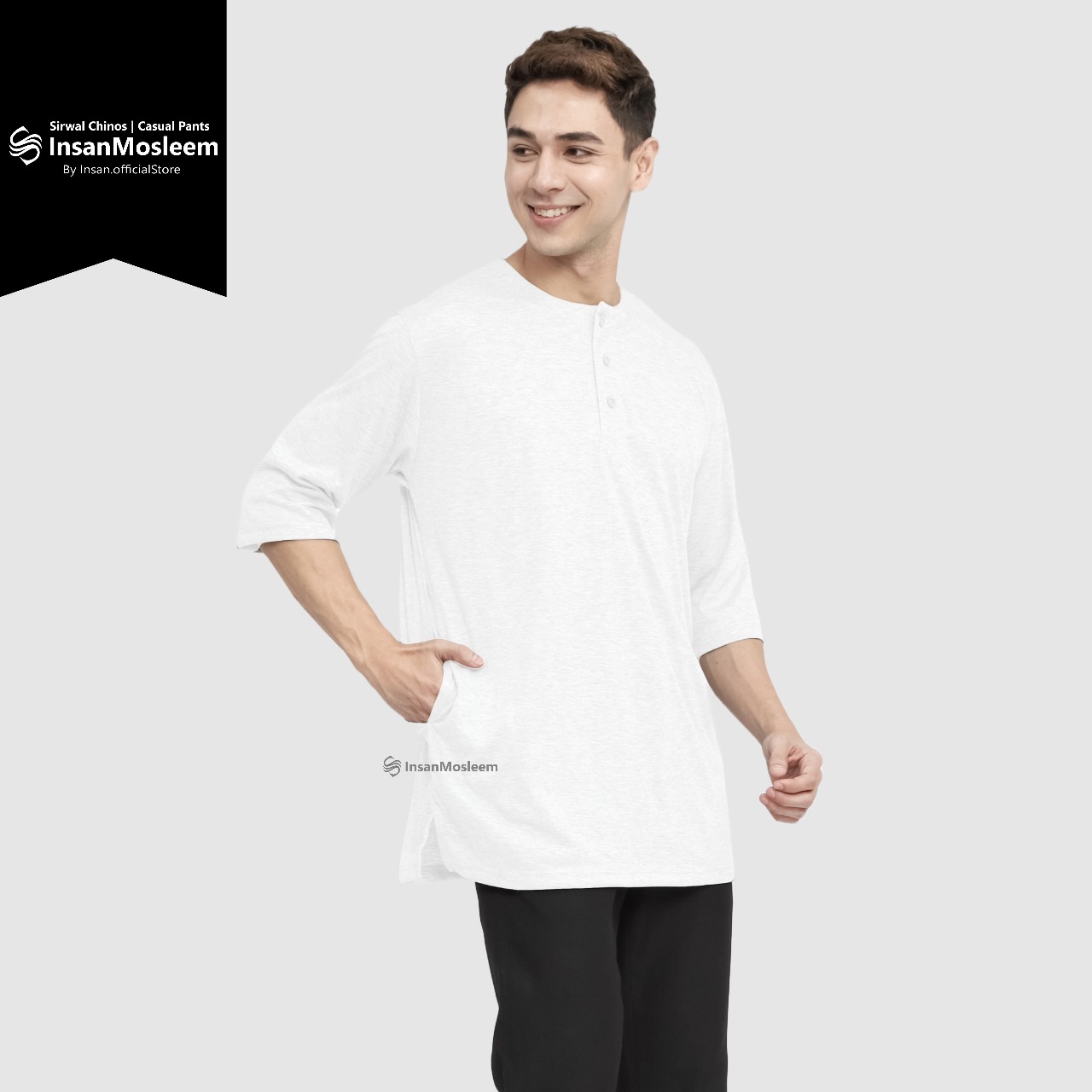 InsanMosleem Kurta Putih (3)